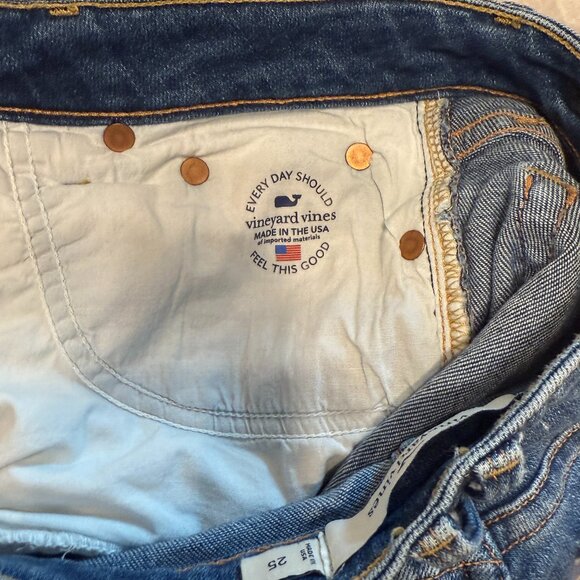 VIneyard Vines High Rise Skinny Blue Jeans Sz: 25 medium wash - Picture 10 of 10